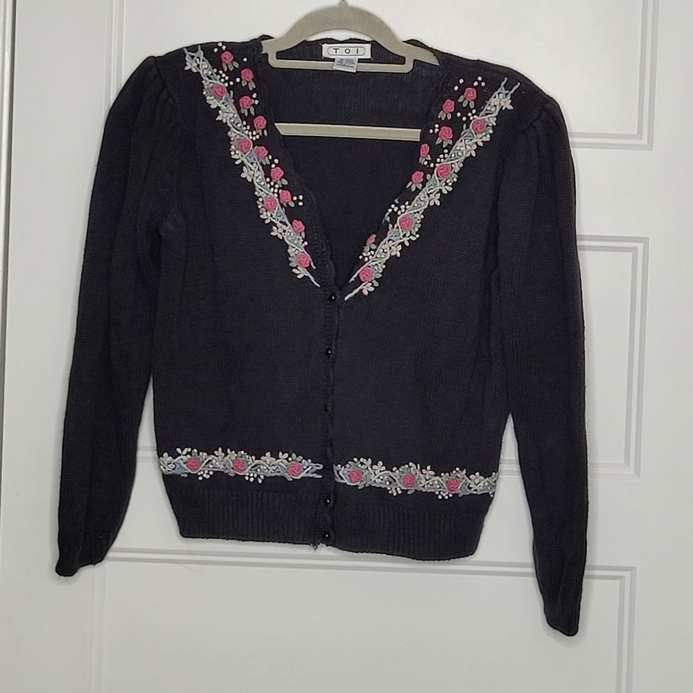 TOI Vintage Sweater Women's Large